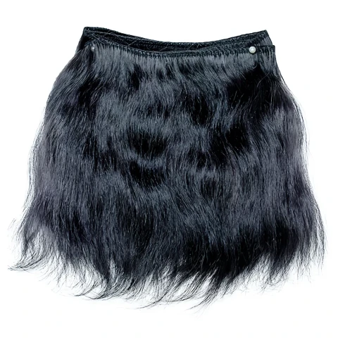 Тресс мохеровый черный