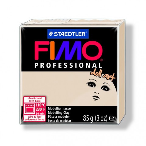 FIMO professional doll art, пластика для изготовления кукол, 85г, полупрозрачный бежевый