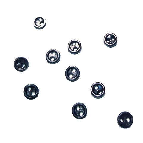 Пуговицы 3 мм, черные (10 шт.)