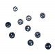 Пуговицы 3 мм, черные (10 шт.)