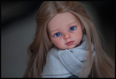 Глаза овальные (рыбки), 12мм голубые 12CC-01