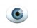 Глаза овальные (рыбки), 12мм голубые 12CC-01