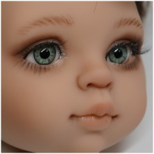 Глаза овальные (рыбки), 12мм серо-зеленые 12CC-04