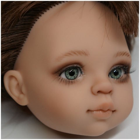 Глаза овальные (рыбки), 12мм серо-зеленые 12CC-04