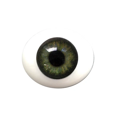 Глаза овальные (рыбки), 12мм зеленые 12CC-03