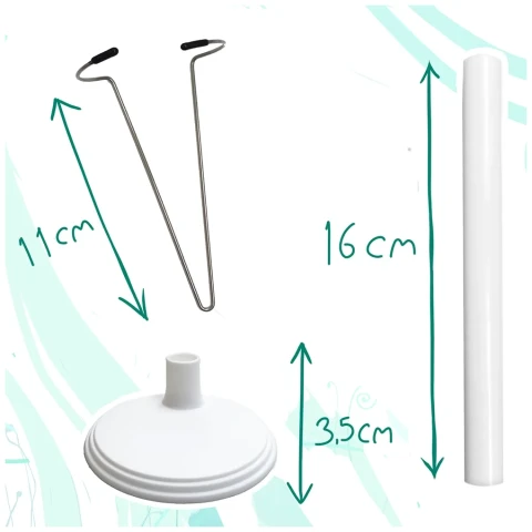 Подставка для куклы Барби белая