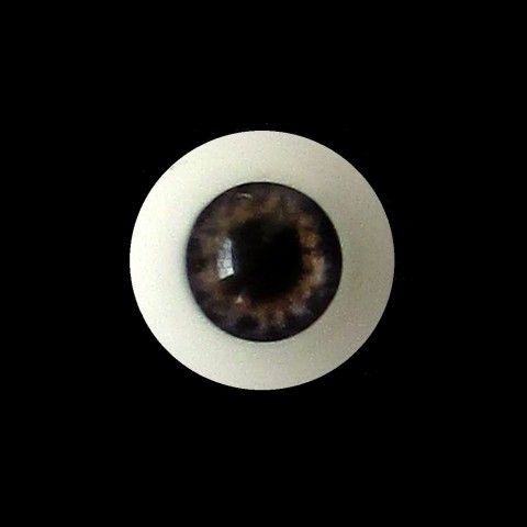 Глаза сферические, 14мм серо-карие 14CC-02