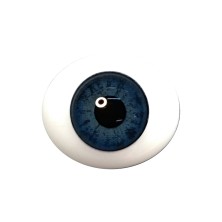 Глаза овальные (рыбки), 20 мм синие 20CC-02