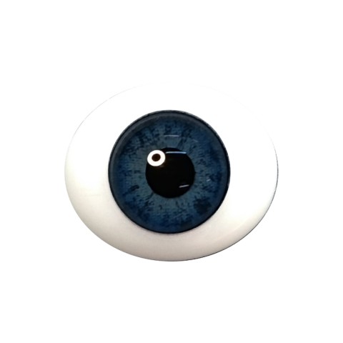 Глаза овальные (рыбки), 20 мм синие 20CC-02