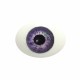 Глаза овальные (рыбки), 14мм светло-фиолетовые 14CC-07