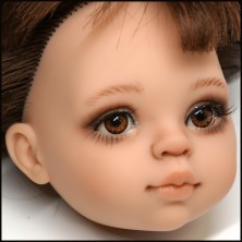 Глаза сферические, 12мм ореховые 12FC-09