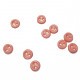 Пуговицы 3 мм, цвет персик (10 шт.)