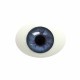 Глаза овальные (рыбки), 12мм синие 12CA-01