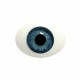 Глаза овальные (рыбки), 12мм голубые 12CA-12