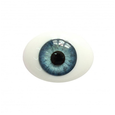 Глаза овальные (рыбки), 16мм голубые 16CC-01