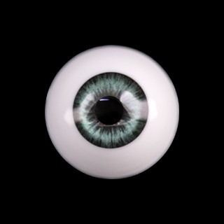 Глаза сферические, 14мм серо-зеленые 14B-04