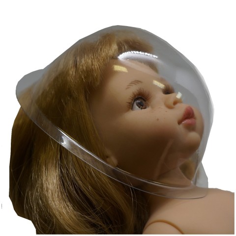 Прозрачная защитная маска для лица 7-8"