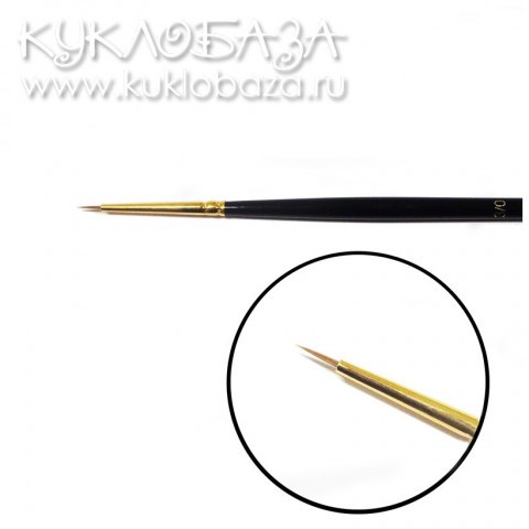 Кисть миниатюрная соболь 3/0