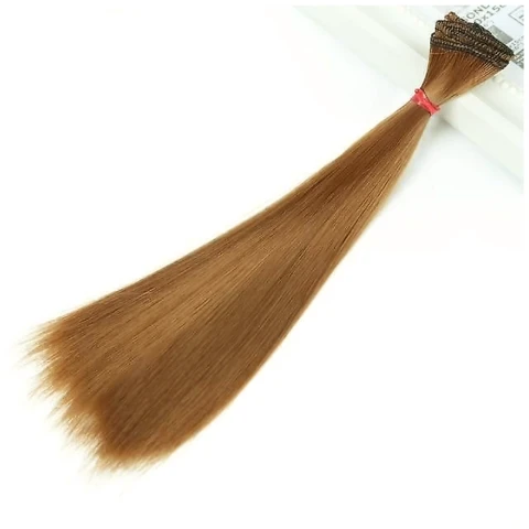 Синтетический тресс 25 см, золотисто-русый