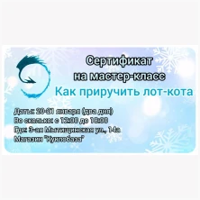 МК " Как приручить Лот-кота". 20-21 января
