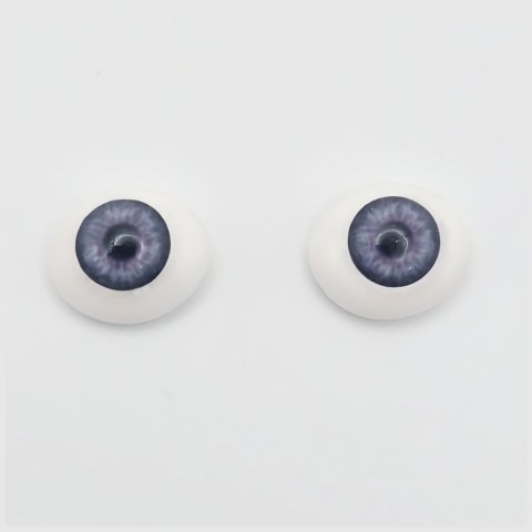 Глаза УФ овальные (рыбки) 12мм фиолетовые 12UVSD-08