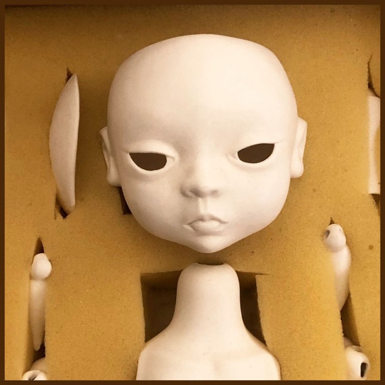 Набор шарнирная кукла фарфоровая без росписи купить с доставкой