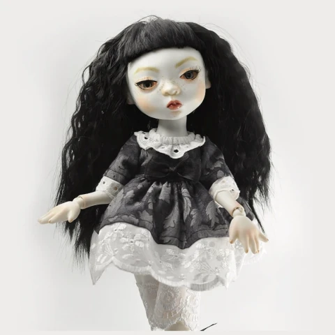 Набор шарнирная кукла фарфоровая без росписи