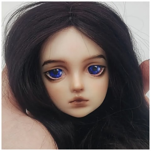 Глаза УФ овальные (рыбки) 12мм синий космос 12UVFC-13