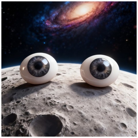 Глаза УФ овальные (рыбки) 12мм серые 12UVCA-05