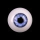 Глаза сферические, 14мм ярко-голубые 14FC-01