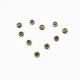 Пуговицы металлические 3 мм, цвет БРОНЗА (10 шт.)  