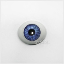 Глаза овальные (рыбки), 12мм синие 12CD-02