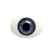 Глаза овальные (рыбки), 12мм синие 12CD-02