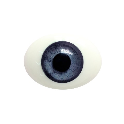 Глаза овальные (рыбки), 12мм синие 12CD-02