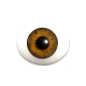 Глаза овальные (рыбки), 18мм ореховые 18CC-09