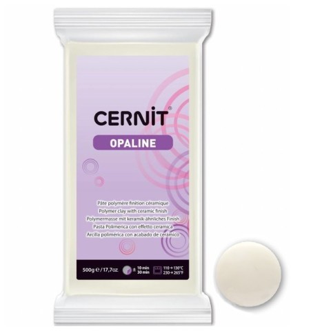 Cernit Opaline полимерная глина 010 цвет белый 500г