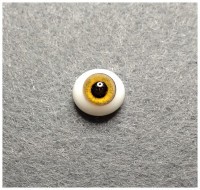 Глаза овальные (рыбки), 6мм ореховые 6CA-09