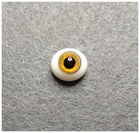 Глаза овальные (рыбки), 6мм ореховые 6CA-09