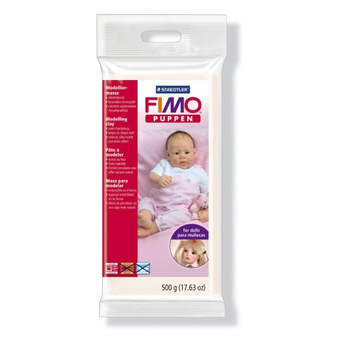 Doll FIMO/ Puppen, 500 г блок, фарфор/белый