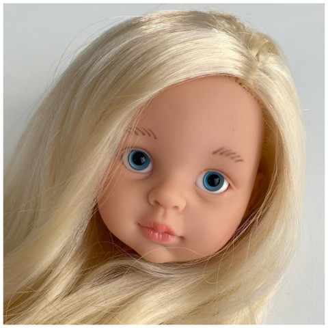 Глаза стеклянные круглые, 12мм, голубые