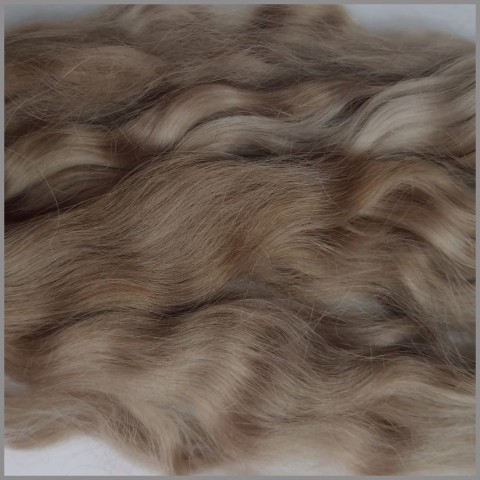 Локоны перламутрово-розовые (коза ангора)