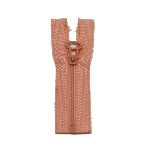 Неразъёмная молния коралловая мини