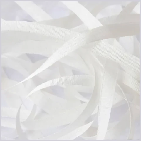 Лента шелковая, ширина 2 мм, цвет 003 молочный