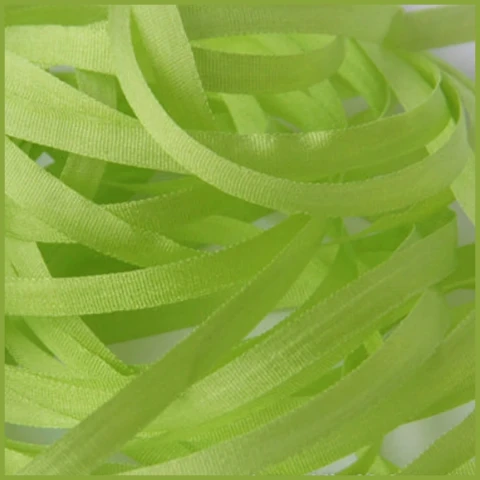 Лента шелковая, ширина 2 мм, цвет №210 салатовый