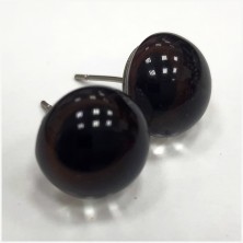  Глаза кабошоны 8 мм темно-коричневые