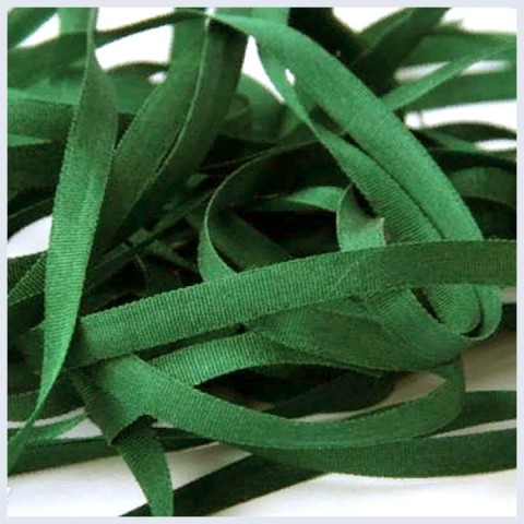 Лента шелковая, ширина 2 мм, цвет №195 ярко-зеленый