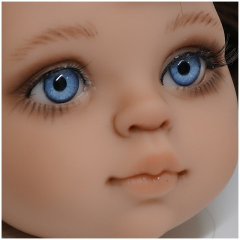 Глаза овальные (рыбки), 12мм голубые 12MA-12