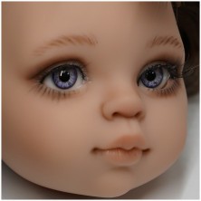 Глаза овальные (рыбки), 12мм светло-фиолетовые 12CC-07