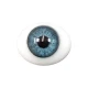 Глаза овальные (рыбки), 12мм синие 12CD-01