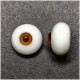 Глаза стеклянные круглые, уменьшенная радужка, 16мм ореховые